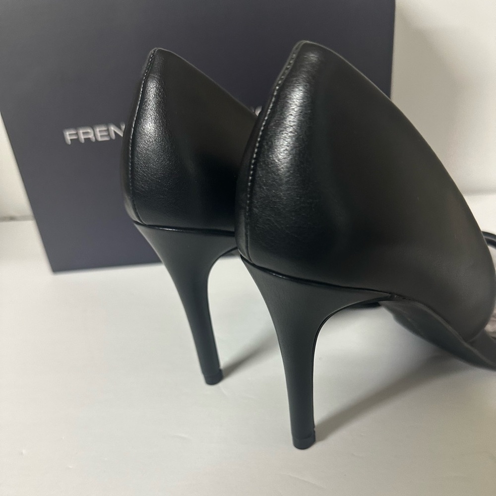French Connection D’orsay Black Stiletto Heels Size 9 - Picture 6 of 7